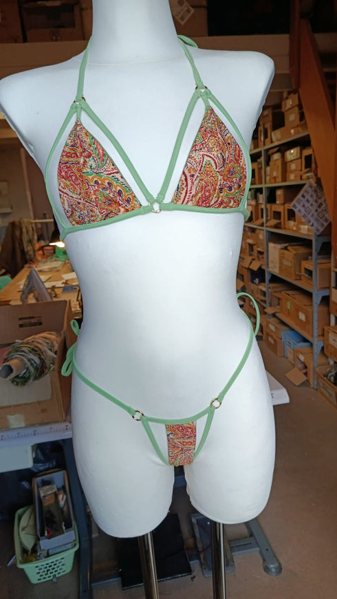 Aventuri · Sexy Bikini · Paisley Sun bikini string - lolaluna.com