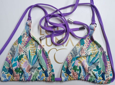 Calcie · Brazilian Bikini Knot · Tropical Pastel bikini - lolaluna.com