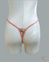 Coralie Open Thong – Peach Blossom Glamour & Jeweled Temptation