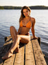 Cornalie · Brazilian Bikini · Solar Fuchsia Vibrant Contrast Bikini - lolaluna.com