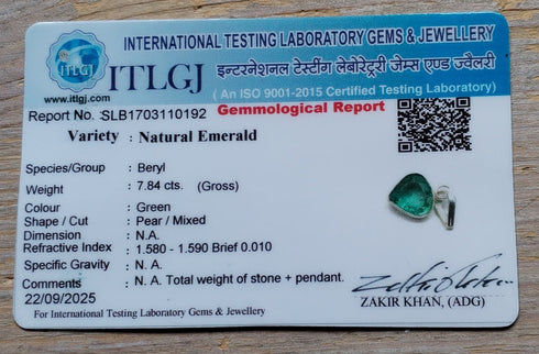 Open thong + Emerald