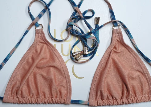Lazulie · Brazilian Bikini Knot · Mineral Blue bikini - lolaluna.com