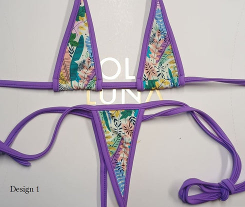 Micro Thong Bikini · Minimalist Lycra bikini string - lolaluna.com