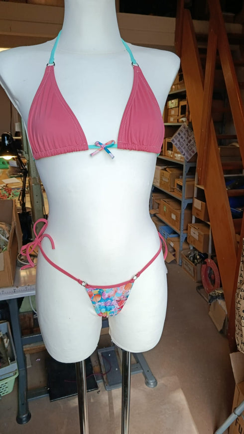 Opale · Thong Bikini · Abstract Pastel bikini - lolaluna.com