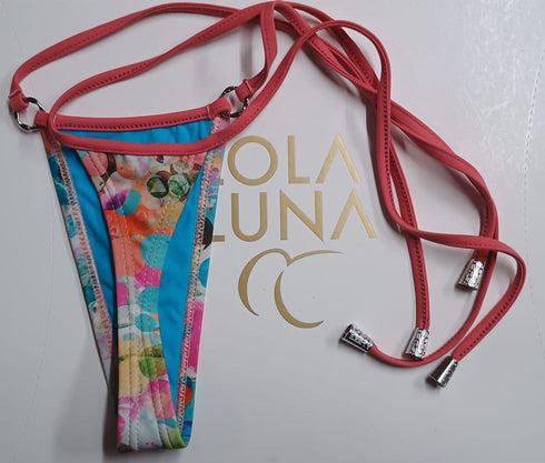 Opale · Thong Bikini · Abstract Pastel bikini - lolaluna.com