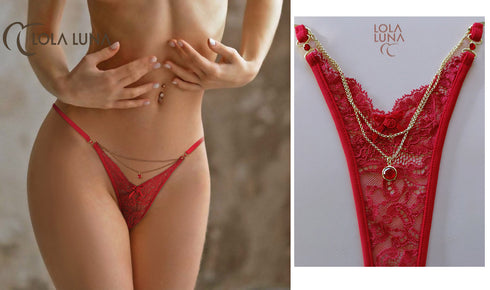 Closed Thong Carmen Lingerie - lolaluna.com
