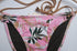 Selenie · Classic Bikini · Pink, White & Beige Lycra bikini - lolaluna.com