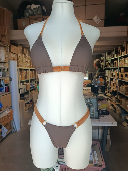 Topaze · Brazilian Bikini · Earth & Gold Sophisticated Duo Bikini - lolaluna.com