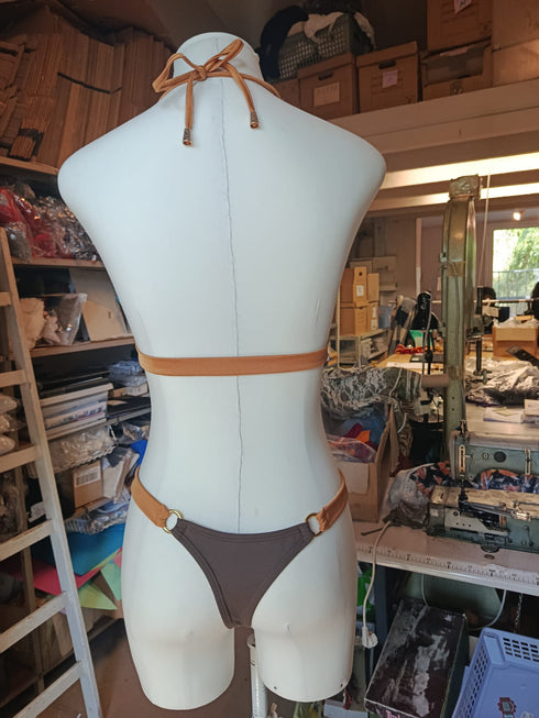 Topaze · Brazilian Bikini · Earth & Gold Sophisticated Duo Bikini - lolaluna.com