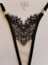Bonnie set black WITH garterbelt lingerie set - lolaluna.com