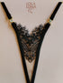 Black thong Bonnie (without bra) Lingerie - lolaluna.com