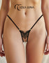 Black thong Bonnie (without bra) Lingerie - lolaluna.com