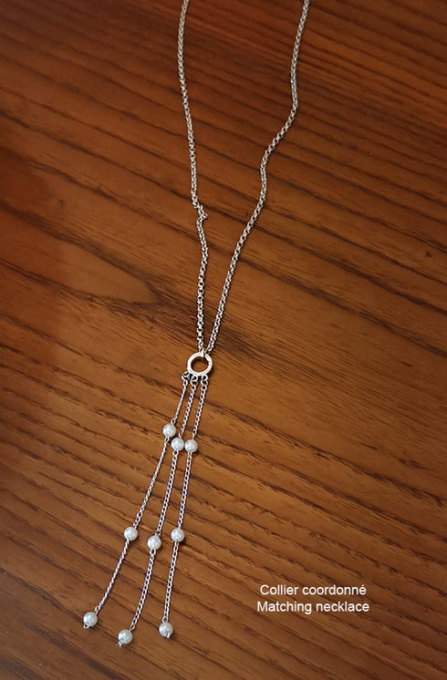 Bianca Gift Set / Thong + Necklace in a lovely case open string - lolaluna.com