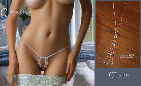 Open thong Bianca Open G-string - lolaluna.com