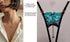 Emerald Gift Set / Celeste open Thong + Necklace in a Lovely Case Open G-string - lolaluna.com