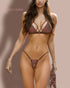 Panther set bra + thong lingerie set - lolaluna.com