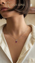 Ruby Gift Set / Priska open Thong + Necklace in a Lovely Case Open G-string - lolaluna.com