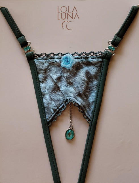 Greta open thong Open G-string - lolaluna.com