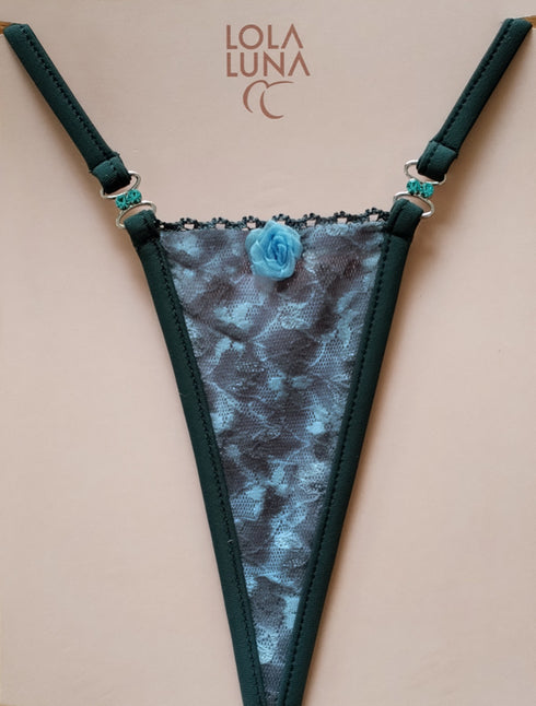Greta set + micro or open thong lingerie set - lolaluna.com