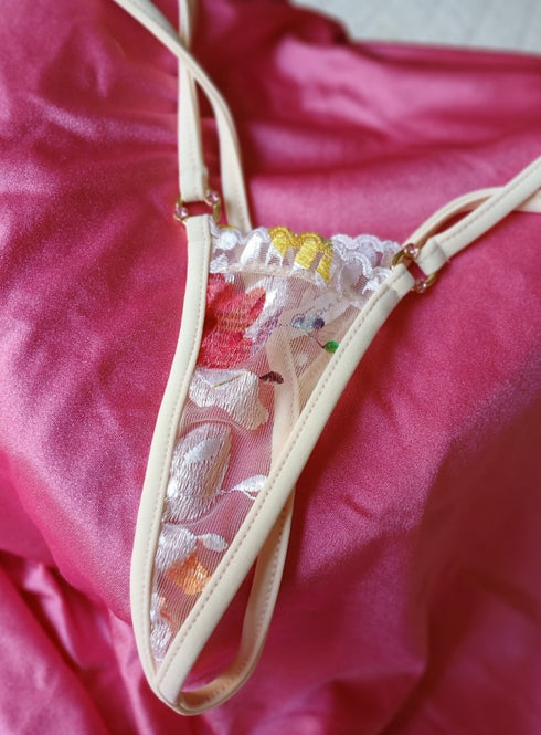 Petal micro thong Micro string - lolaluna.com