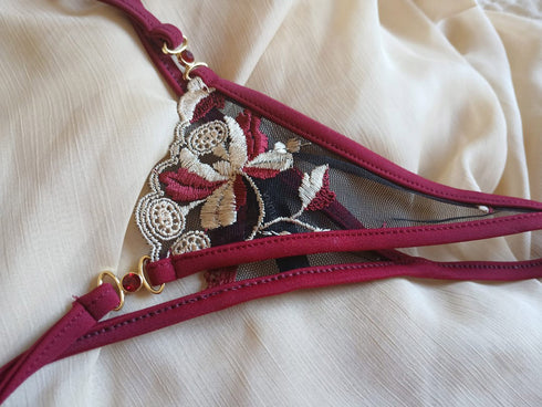 Noor G-string – Floral Elegance by Lola Luna - lolaluna.com