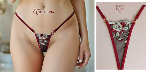 Noor G-string – Floral Elegance by Lola Luna - lolaluna.com
