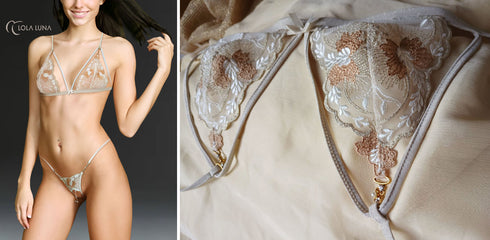 Opalys set with sexy bra lingerie set - lolaluna.com