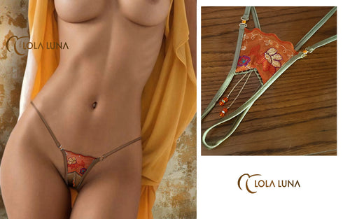 Orane open thong Open G-string - lolaluna.com