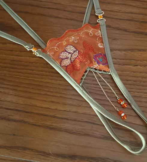 Orane set with triangle bra lingerie set - lolaluna.com