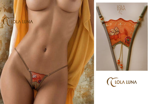 Orane open thong Open G-string - lolaluna.com