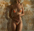 Orane Set Embroidered Tulle & Gold Lamé Thong + Mini Bra lingerie set - lolaluna.com