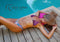 Palmyra · Brazilian Bikini Trendy · Blue, Pink & Purple Lycra Swim costume , bikini - lolaluna.com