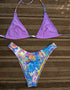 Palmyra · Brazilian Bikini Trendy · Blue, Pink & Purple Lycra Swim costume , bikini - lolaluna.com