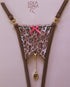 Panther open thong Open G-string - lolaluna.com