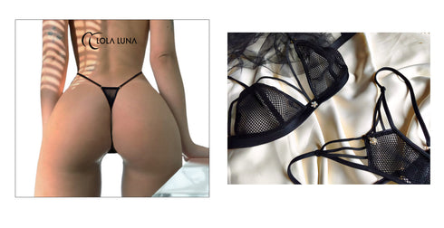 Kim Résille – Closed Thong - Graphical Art closed string - lolaluna.com