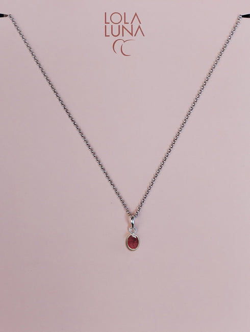 Ruby Gift Set / Priska open Thong + Necklace in a Lovely Case Open G-string - lolaluna.com