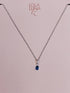 Sapphire Gift Set / Ondine open Thong + Necklace in a Lovely Case Open G-string - lolaluna.com