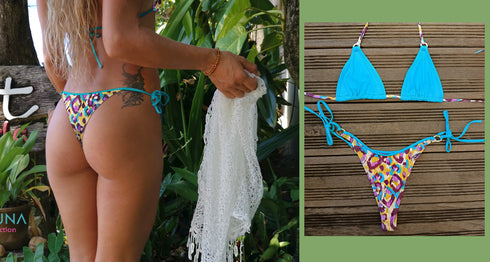 Bikini Tonga Brasilian cut bikini string - lolaluna.com