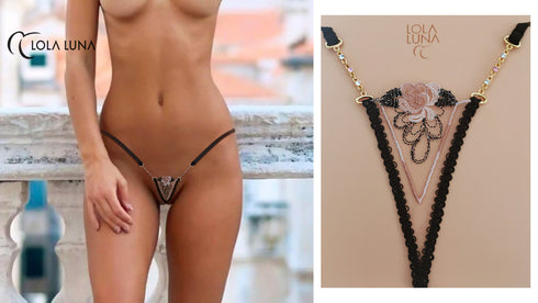 Micro string Vanille Micro string - lolaluna.com