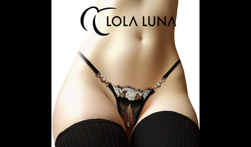 Belize black Open string Open G-string - lolaluna.com