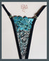 Celeste half cup Set: Unique Embroidery & Divine Modularity lingerie set - lolaluna.com