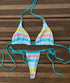Bikini Rainbow string bikini string - lolaluna.com