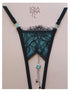 Scarlett blue Open string Open G-string - lolaluna.com