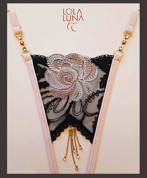 Valia open closed G-string - lolaluna.com